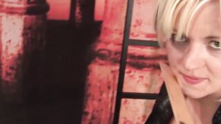 Bondaged Bitch's Ice-Filled Vibrator Masturbation Session