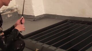 Dominatrix BDSM Mistress Fetishes Her Submissive Slave Boy in Rough Sex