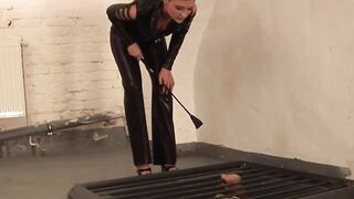 Dominatrix BDSM Mistress Fetishes Her Submissive Slave Boy in Rough Sex
