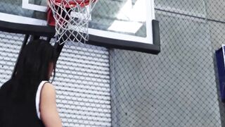 KINKY SPORTS GIRL JAYNE DOH FUCKED BY LAWSON IN BASKETBALL COURT