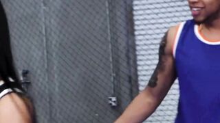 KINKY SPORTS GIRL JAYNE DOH FUCKED BY LAWSON IN BASKETBALL COURT