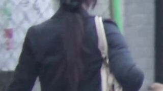 Public Peeping Tom - Naughty JAV Girl Peeing In Toilet For Strangers