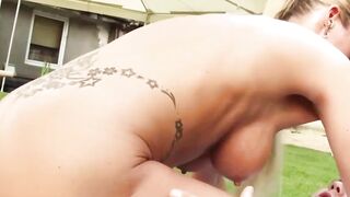 MILF Garden Gnome Fucks Her Son's Friend