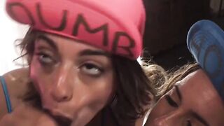 White Girls Go Black Guys! - Interracial Foursome with Big Dick Action