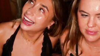 Five Girls Share One Guy's Load - Group Orgy