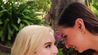 Besties Outdoor Fun Time with Hot Blonde BFFs