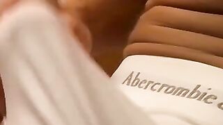 Jeremy Johnsons' White Briefs - Hot Guy Jack Off In Public