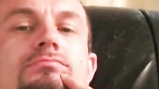 Mature Bear Jacks Off And Blasts A Massive Load Of Jizzy Semen