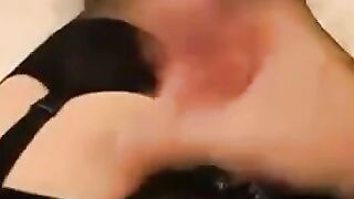 Cross-Dressing Teen Jerks Off In Lingerie And Shoots A Load - HD