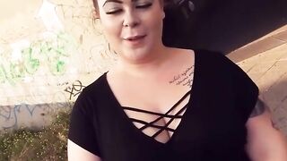 Chubby European Teen Gets Picked Up For A Wild Ride