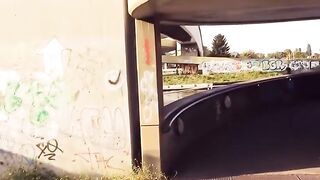 Chubby European Teen Gets Picked Up For A Wild Ride