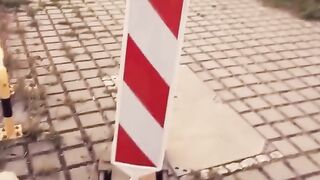 Chubby European Teen Gets Picked Up For A Wild Ride
