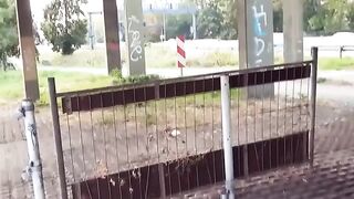 Chubby European Teen Gets Picked Up For A Wild Ride