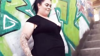 Chubby European Teen Gets Picked Up For A Wild Ride