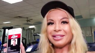 Fit Girl Shows Curvy Guy How to Lose Weight Through Exercise