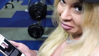 Fit Girl Shows Curvy Guy How to Lose Weight Through Exercise