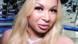 Fit Girl Shows Curvy Guy How to Lose Weight Through Exercise