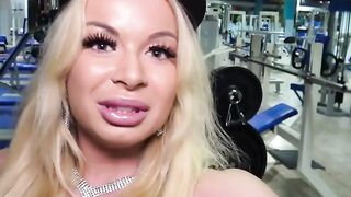 Fit Girl Shows Curvy Guy How to Lose Weight Through Exercise