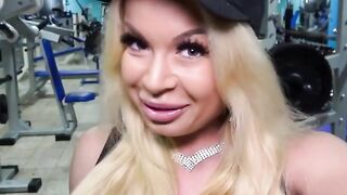 Fit Girl Shows Curvy Guy How to Lose Weight Through Exercise