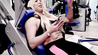 Fit Girl Shows Curvy Guy How to Lose Weight Through Exercise