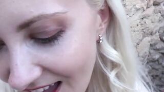 Blondie's Outdoor Adventure - Point Of View Sexcapade With A Slender Babe