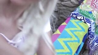 Blondie's Outdoor Adventure - Point Of View Sexcapade With A Slender Babe