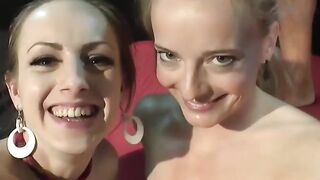 Double Vibrators Party - Lesbian Orgy of Sensual Pleasure