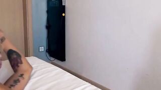 Ink-Splattered Blondie Fucked Hard in Real Life Sex Scene