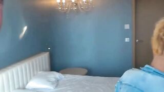 Ink-Splattered Blondie Fucked Hard in Real Life Sex Scene
