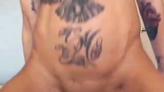 Ink-Splattered Blondie Fucked Hard in Real Life Sex Scene