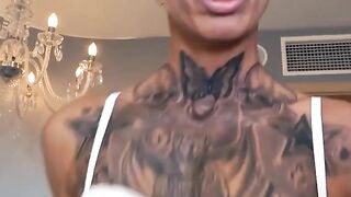Ink-Splattered Blondie Fucked Hard in Real Life Sex Scene