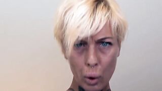 Ink-Splattered Blondie Fucked Hard in Real Life Sex Scene