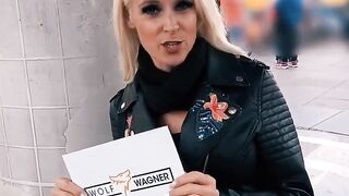 Blondes Get It Best! Hot Mom Picked Up For A Wild Outdoor Fuck Fest
