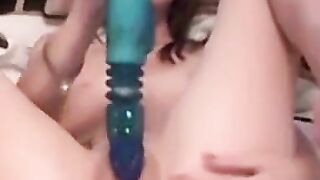 Hot Amateur Babe Loves to Masturbate with Vibrator on Cam - Sex Toy Orgasm
