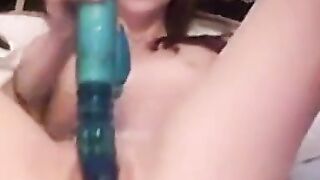Hot Amateur Babe Loves to Masturbate with Vibrator on Cam - Sex Toy Orgasm