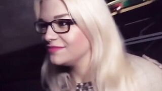 Public Blowjob & Sexual Adventure in Glasses With Snake Eyes