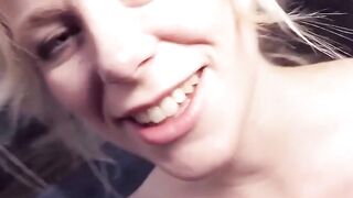 Blondie Babe Claudia Sweet - Stranger's Blowjob & Fucking in Hotel Room