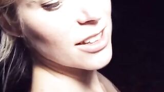 Blondie Babe Claudia Sweet - Stranger's Blowjob & Fucking in Hotel Room