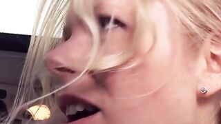 Blondie Babe Claudia Sweet - Stranger's Blowjob & Fucking in Hotel Room