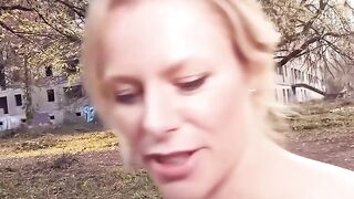 Blondie Babe Claudia Sweet - Stranger's Blowjob & Fucking in Hotel Room