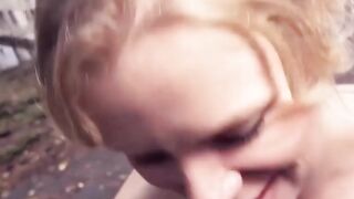 Blondie Babe Claudia Sweet - Stranger's Blowjob & Fucking in Hotel Room