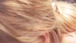 Blondie Babe Claudia Sweet - Stranger's Blowjob & Fucking in Hotel Room