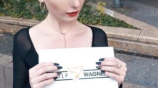 Hot Blonde Babe With Undercut Picked Up On Dating App For Wild Sex Adventure