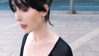 Hot Blonde Babe With Undercut Picked Up On Dating App For Wild Sex Adventure