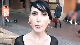 Hot Blonde Babe With Undercut Picked Up On Dating App For Wild Sex Adventure
