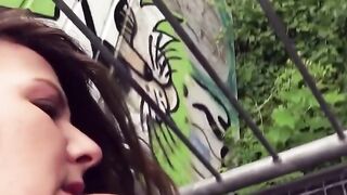 Teen's Wild Nature-Outdoor Orgasmic Blowjob & Riding on Horseback