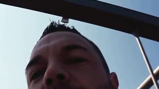 Ink-Splattered Roadside Blowjob & Rough Fuck With Big Natural Breasts