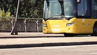 Ink-Splattered Roadside Blowjob & Rough Fuck With Big Natural Breasts