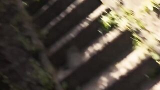 Ink-Splattered Roadside Blowjob & Rough Fuck With Big Natural Breasts