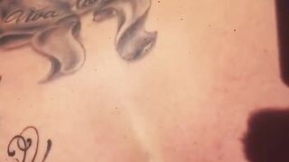 Ink-Splattered Roadside Blowjob & Rough Fuck With Big Natural Breasts